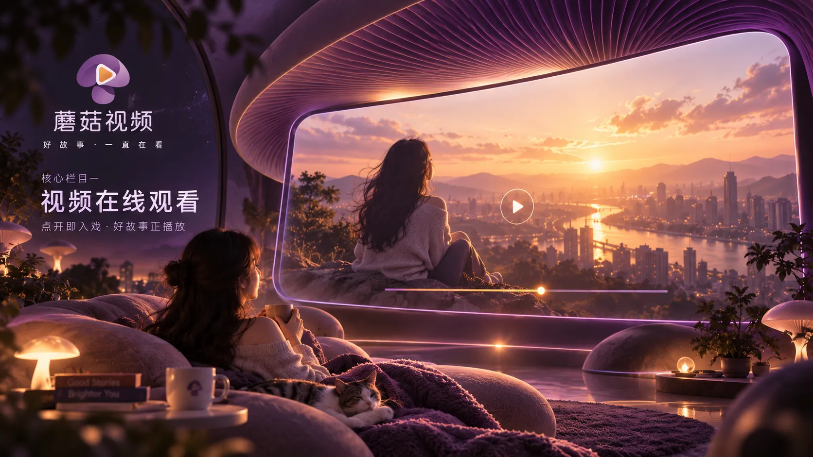 蘑菇视频编辑片单与观看场景